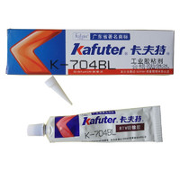 卡夫特 kafuter K-704BL 有机硅密封胶 单组份室温固化硅橡胶 黑色低粘度 45克/支