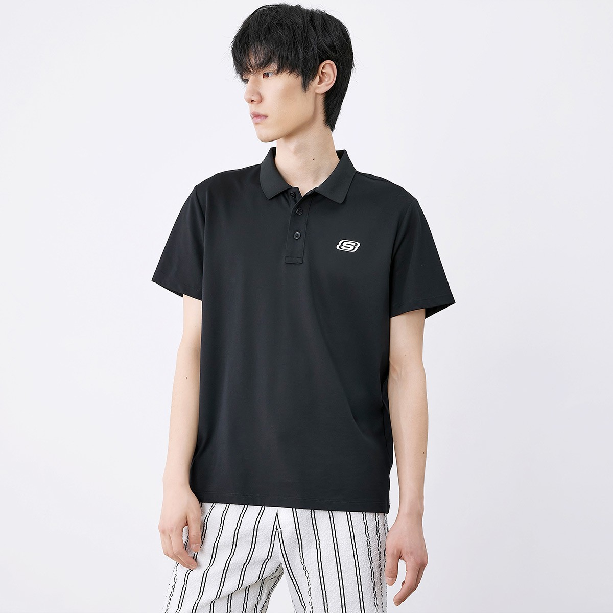 SKECHERS 斯凯奇 男子POLO衫 L221M009