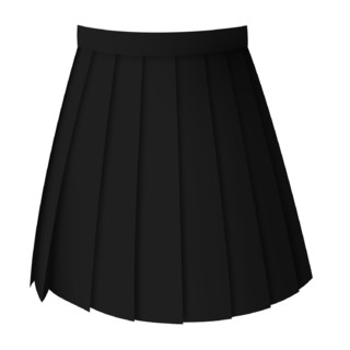 水青野jk原创设计 JK制服 女士纯色半身裙 黑色