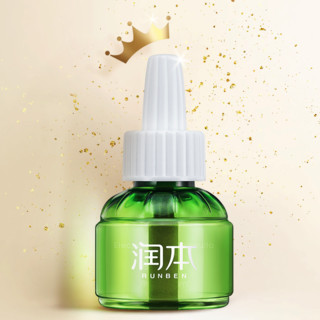 RUNBEN 润本 电热蚊香液 经典绿瓶款 无香型 45ml*6瓶+加热器 2个