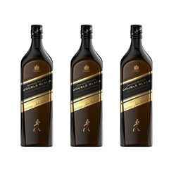 JOHNNIE WALKER 尊尼获加 黑牌 醇黑 调配苏格兰威士忌  1000ml*3