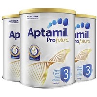 Aptamil 爱他美 澳洲白金版爱他美Aptamil 婴幼儿配方奶粉3段 900克/罐 一周岁及以上 3罐装(效期:24.5)