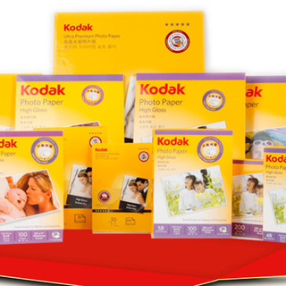 Kodak 柯达 RC绒面相纸 4R 270g 100张