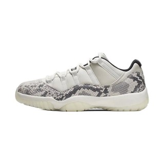 AIR JORDAN 正代系列 Air Jordan 11 Low Snakeskin 男子篮球鞋 CD6846-002 白蛇纹 42