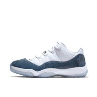 AIR JORDAN 正代系列 Air Jordan 11 Low Snakeskin 男子篮球鞋 CD6846-102 蓝蛇纹