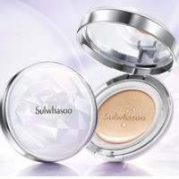 Sulwhasoo 雪花秀 滋晶雪滢臻白气垫粉底液 #15粉白色 14g+替换装14g