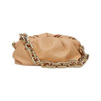 BOTTEGA VENETA 葆蝶家 POUCH系列 女士CHAIN手拿包 620230VCP402700 杏仁黄 中号