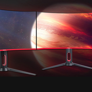 SANC 盛色 N75 Pro+ 27英寸 VA 曲面 FreeSync 显示器 (2560×1440、144Hz、100%sRGB)