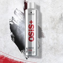 Schwarzkopf 施华蔻 专业OSIS Session刚劲定型喷发胶300ml（定型喷雾 干胶 清爽速干 持久塑型 碎发整理 大容量 易清洗 ）