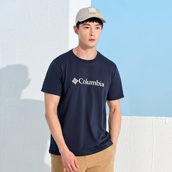 Columbia 哥伦比亚 男子运动T恤 JE1586-467 蓝色 M