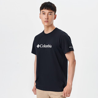 Columbia 哥伦比亚 男子运动T恤 JE1586-010 黑色 XL