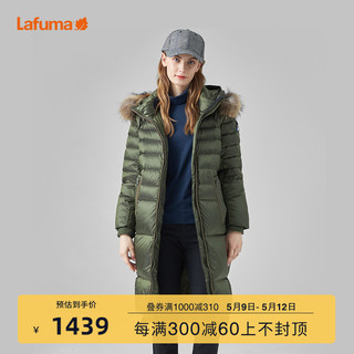 Lafuma 乐飞叶 户外连帽灰鹅绒羽绒衣保暖毛领羽绒服女LFJU9DH06Y