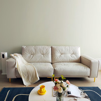 SUNHOO 双虎-全屋家具 9003 云朵免洗科技布沙发 三人位 框架