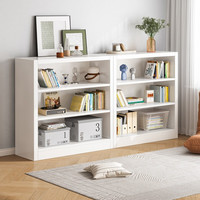 M.S.Feel 蔓斯菲尔 落地矮书架 暖白色 140*30*103cm