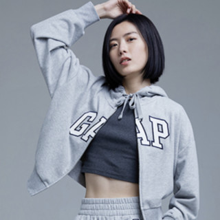 Gap 盖璞 女士连帽卫衣外套 701594 灰色 XS