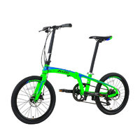 XDS 喜德盛 K3 折叠自行车 荧光绿 20英寸 8速
