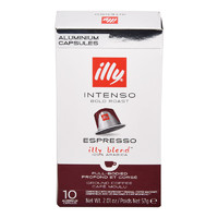 PLUS会员：illy 意利 兼容浓缩胶囊咖啡（深度烘焙）57g 10粒装