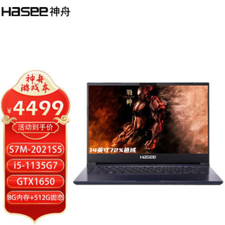 Hasee 神舟 战神 TX9-CA5 16.1英寸 游戏本 黑色(赛扬双核、RTX 3070 8G、8GB、512GB SSD、1080P、IPS、144Hz）