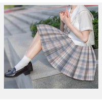 栗子熊  情话 JK制服 百褶格裙