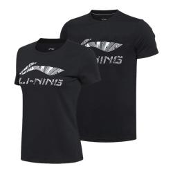 lining李宁运动t恤短袖棉男