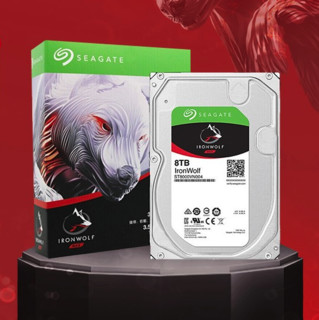 SEAGATE 希捷 NAS硬盘 酷狼系列 机械硬盘 8TB