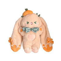 Morning_glory Lolita洛丽塔 奶泡桔桔 女士毛绒兔子包 桔色