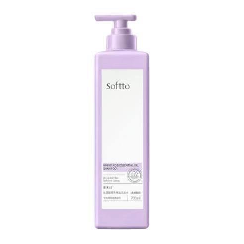 SOFTTO 索芙特 氨基酸植萃精油洗发水 柔顺莹润 700ml