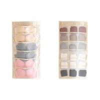 卡维瑞 收纳挂袋 80*40cm 6格+18格 米色