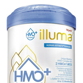 illuma 启赋 HMO+系列 较大婴儿奶粉 港版 2段 850g*6罐