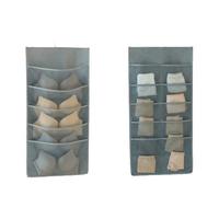 卡维瑞 收纳挂袋 80*40cm 5格+10格 灰色