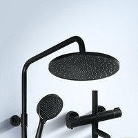 FAENZA 法恩莎 F2H8827MB 花洒套装 哑黑色