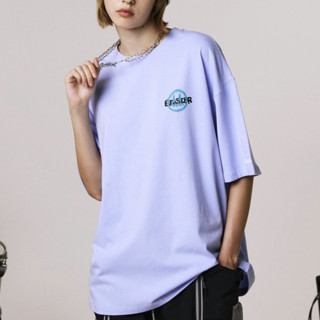 BEASTER 男女款圆领短袖T恤 B12A011670 紫色 S