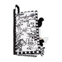 jollybaby 祖利宝宝 动物尾巴系列 布书 黑白丛林尾巴