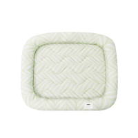 zeze 波折纹凉感宠物床 绿色 60*50cm