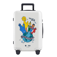 NINETYGO 90分 X 芝麻街 PC拉杆箱 90LPCST2097U 白色 20英寸