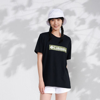 Columbia 哥伦比亚 中性运动T恤 AE0403-012 黑色 XXL