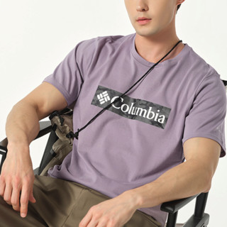 Columbia 哥伦比亚 中性运动T恤 AE0403-554 紫色 M