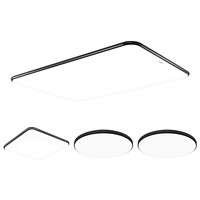  Lighting 雷士 NVC  极光系列 客厅吸顶灯+方卧灯+圆卧灯*2 AI语音调光款