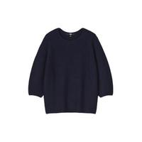 UNIQLO 优衣库 女士圆领针织衫 445188 藏青色 M