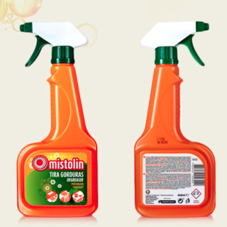 MISTOLIN 米斯特林 厨房重油污清洁剂 泡沫型 545ml*10瓶 橙子味