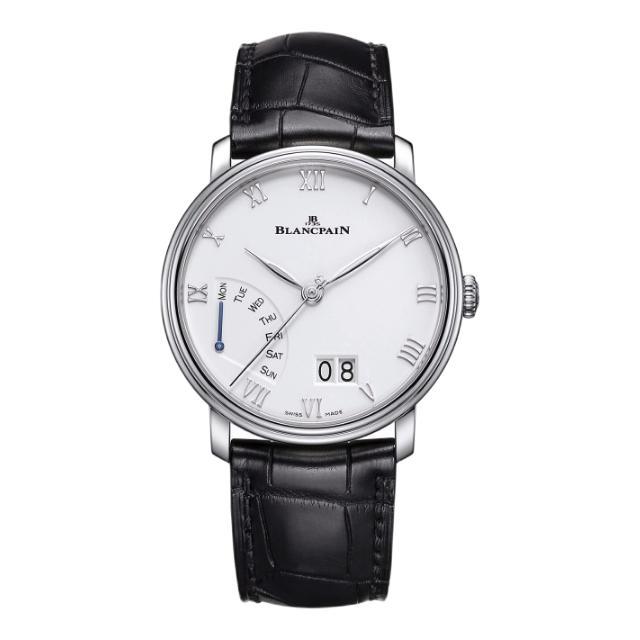 BLANCPAIN 宝珀 Villeret经典GRANDE DATE JOUR RETROGRADE系列 40.5毫米自动上链腕表 6668 1127 55B