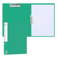 chanyi 创易 A4办公文件夹 双夹 绿色 10个装