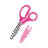 PLUS 普乐士 SC-145MF 儿童安全剪刀 右手款 粉色 单把装