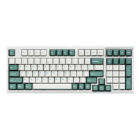 FL·ESPORTS 腹灵 FL980 98键 有线机械键盘 Aqua水绿 凯华BOX红轴 RGB 6键热拔插