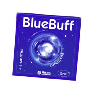 HYDRON 海昌 半年抛BlueBuff软性亲水接触镜 2片 900度
