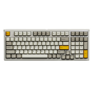 FL·ESPORTS 腹灵 FL980 98键 有线机械键盘 经典复古 凯华BOX红轴 RGB