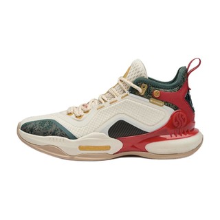 361° AG 2 男子篮球鞋 572211109-4 白红绿 42