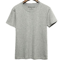 布·静观 男士圆领短袖T恤 BJT892 纯色灰 L