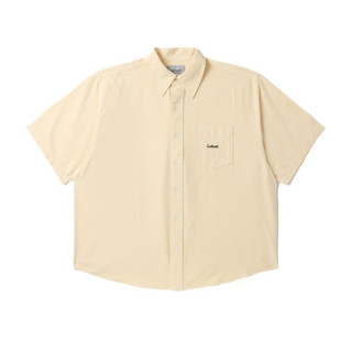 carhartt WIP 男士短袖衬衫 221026I 黄色 M