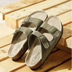 hotwind热风h60m2612男士外穿软木拖鞋